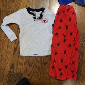 Carters reindeer pajamas